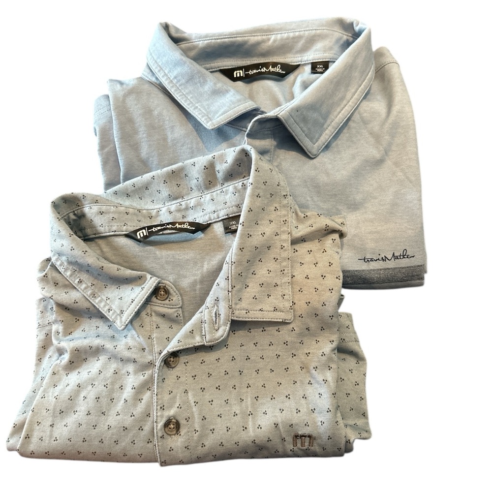 Set of 2 Travis Matthew Men’s Size XXL Short Sleeve Polos‎ EUC
